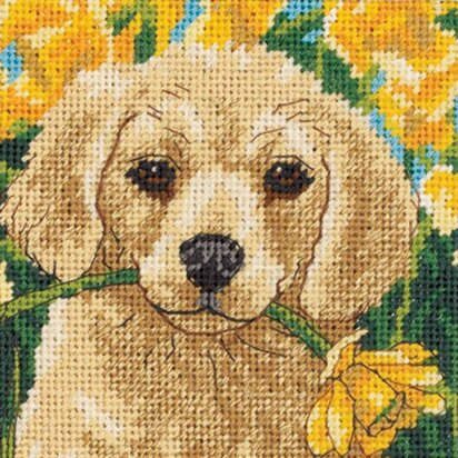 Dimensions Puppy Mischief Tapestry Kit - Multi