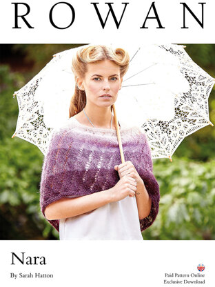 Nara Cape in Rowan Kidsilk Haze - Downloadable PDF