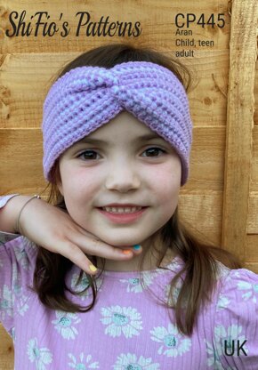 Twist Headband Crochet Pattern # 445