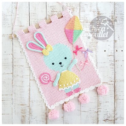 Ofelia Bunny wall hanging