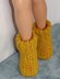 Childrens Super Chunky Moss Stitch Slipper Boots