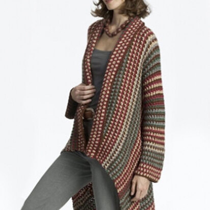 Asymmetrical Jacket in Caron Simply Soft - Downloadable PDF