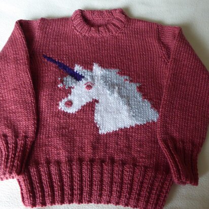 Childrens Unicorn Jumper