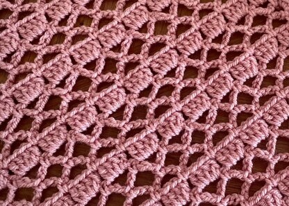 Rose Trellis Blanket