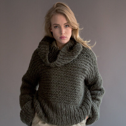 Sweater and Snood in Rico Fashion Big Mohair Super Chunky - 375