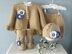 Knitting PATTERN Baby Jacket, Diaper Cover, Hat and Shoes Knitted Baby Set