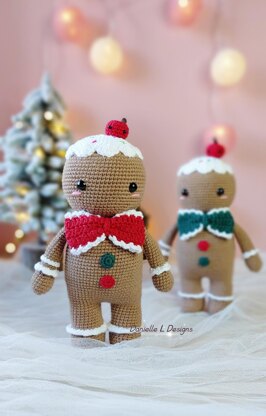 Gingerbread man amigurumi