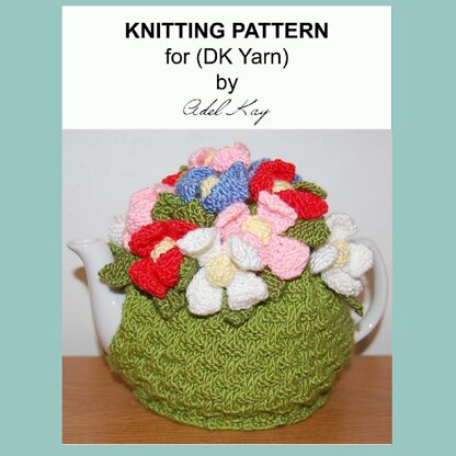 Philippa Spring Summer Flowers DK Knitting Pattern by Adel Kay