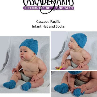 Infant Hat & Socks Cascade Pacific - DK213 - Free PDF