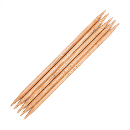 HiyaHiya Bamboo Double Pointed Needles 20cm (Set of 5) - 10.00mm (US 15)