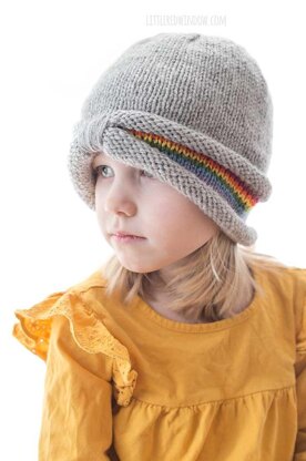 Peekaboo Rainbow Hat