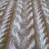 Super Chunky Cable Knit Throw