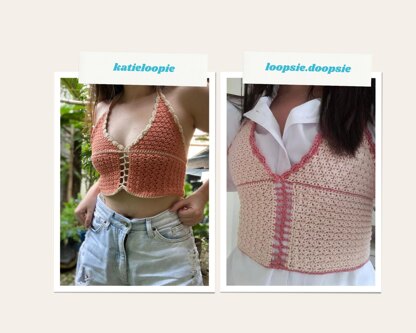 Althea top crochet pattern