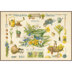 Lanarte Counted Cross Stitch Kit Spring In The Garden Cross Stitch Kit - 69cm X 49cm/27.6in X 19.6in