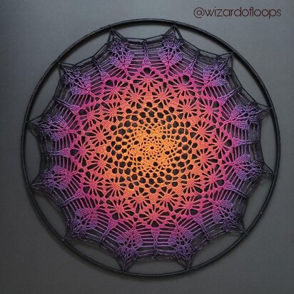 Mandala 'Autumn Wind' crochet pattern