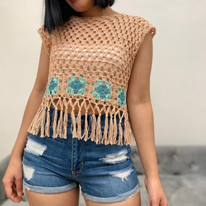 Boho Crop Top