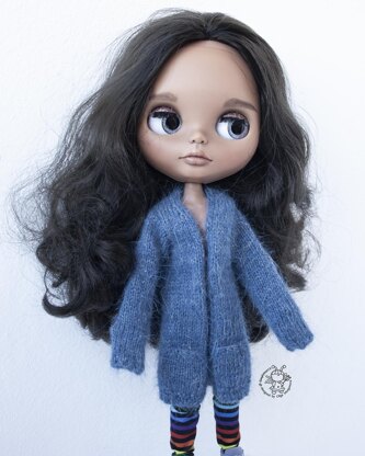 Cardigan for 12" dolls