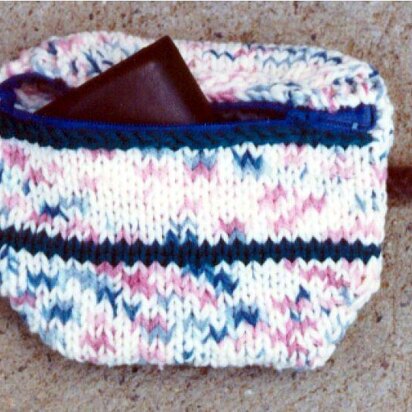 Belt Pouch Purse - knitting pattern