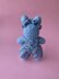Crochet Blue Bear with Dungarees