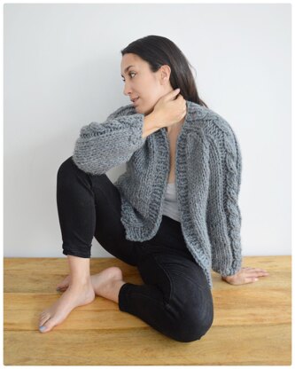 Cable Sleeved Cardi