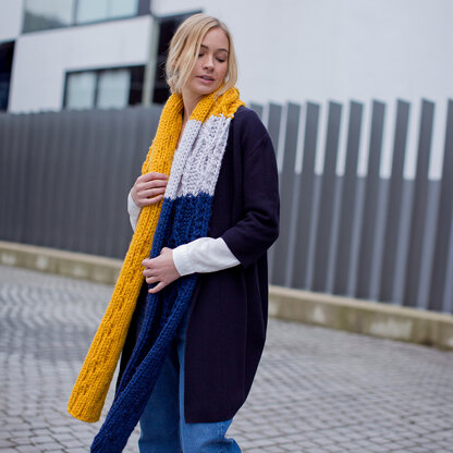 MillaMia Selma Cable Scarf PDF