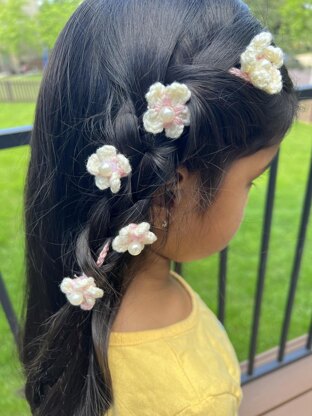 Blooming Braid Hair Clips Pattern| PDF Download