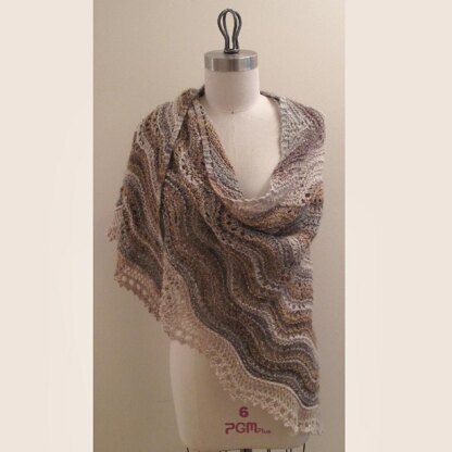 Feathering Shawl