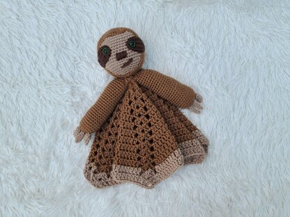 Smooch The Sloth Baby Lovey Comforter