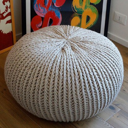 Bean Bag Ottoman Pouf