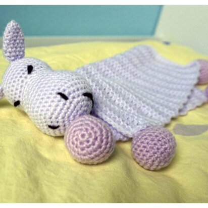 Crochet Pattern Cuddle Cloth Hippo Lulu!