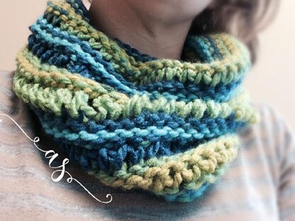 Super Bulky Dropstitch Hat & Cowl Loom Knitting Kit