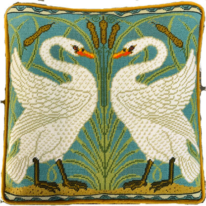 Bothy Threads Swan, Rush And Iris Tapestry Tapestry Kit - 14 x 14in