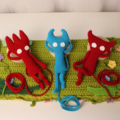 Yarn Spirit Trio – Amigurumi Fanart Pattern Bundle (Digital PDF)