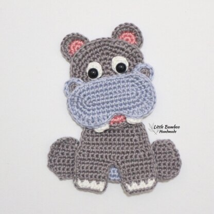 Hippopotamus Applique