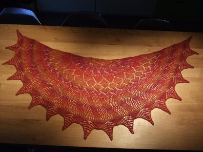 Bright sunlight shawl