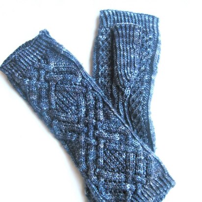 Loch Ness Fingerless Mitts