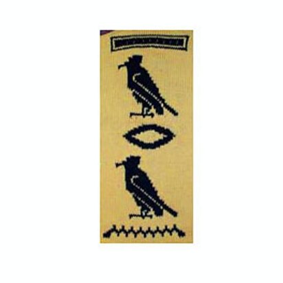 Egyptian Heiroglyphs Charted For Knitting