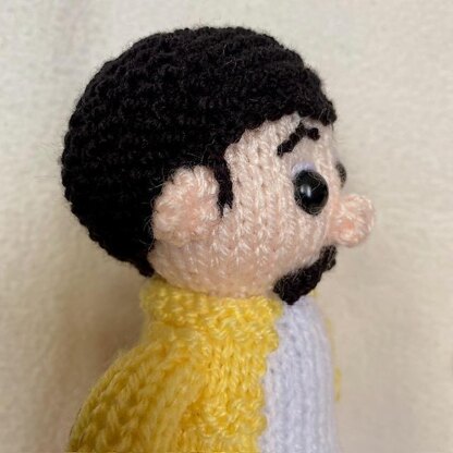 Freddie Mercury knitting pattern