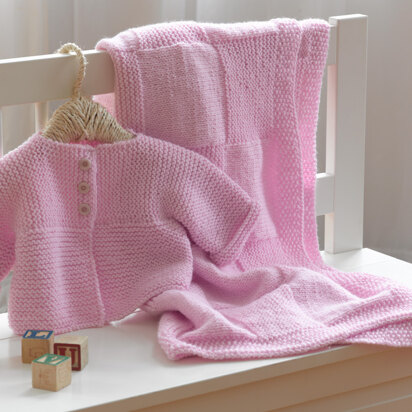 Sweet and Soft Baby Throw Pattern (Knit) – Lion Brand Yarn