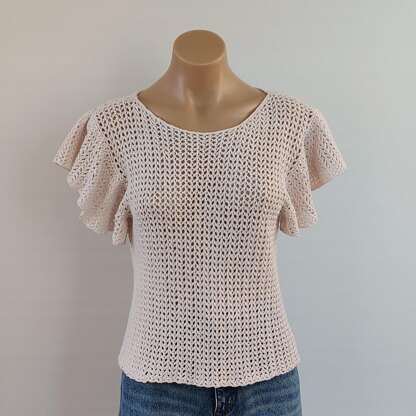 "Emily" Openwork T-shirt