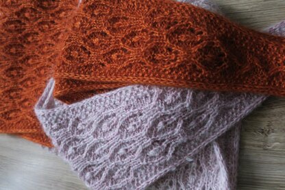 Glowing Ember Shawl