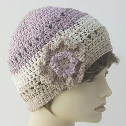 Ruffled Flower Hat