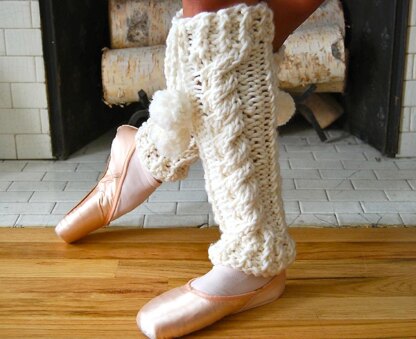 Chunky Twist WInter Leg Warmers