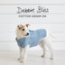 Denim Coat - Dog Jumper Knitting Pattern For Pets in Debbie Bliss Cotton Denim DK by Debbie Bliss