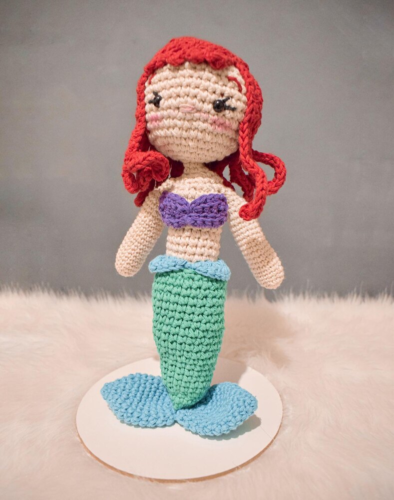 Ariel, La Sirenita Crochet pattern by Bellota_Arte | LoveCrafts