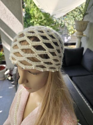 Crochet Mesh hat