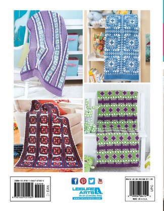 Leisure Arts Granny Square Baby Afghans Crochet eBook