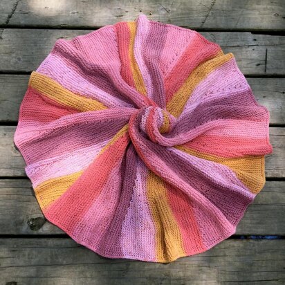 Tilt-a-Whirl Baby Blanket