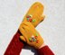 Floral Bouquet Mittens Gloves