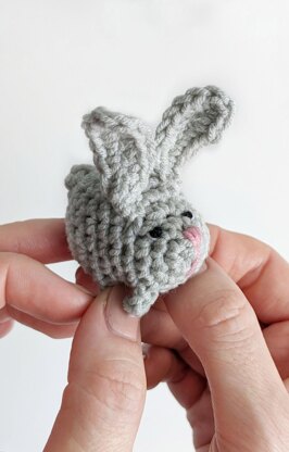 Crochet rabbit pattern, beginner crochet amigurumi bunny